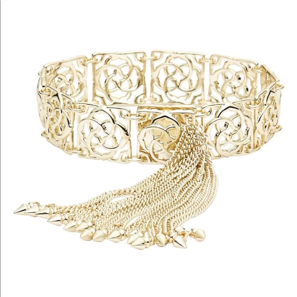 Kendra Scott Isabella Tassel Bracelet in Gold